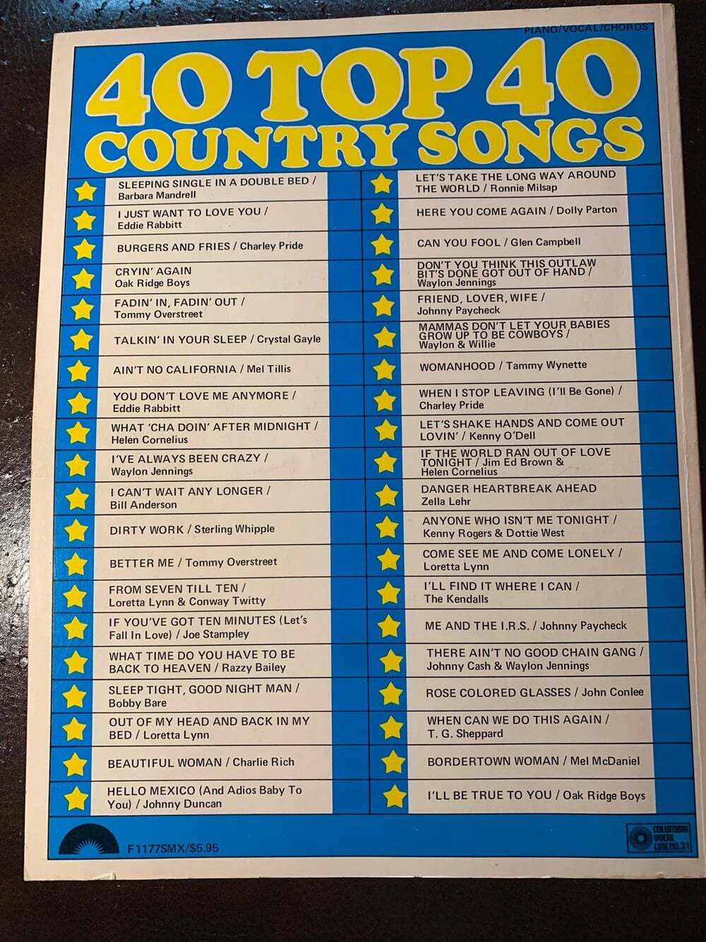 Top 40 Country Songs 1978